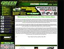 Tablet Screenshot of green-filter.co.uk